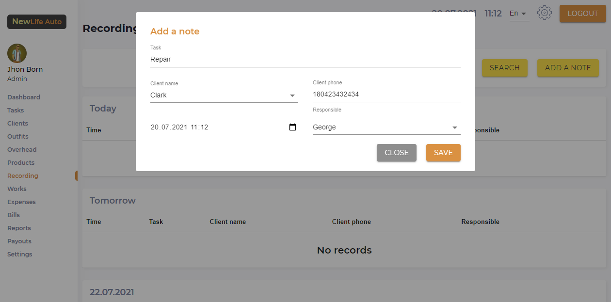 CRM/ERP система для автосервісу - Зображення №16 CRM/ERP система для автосервісу - Зображення №16
