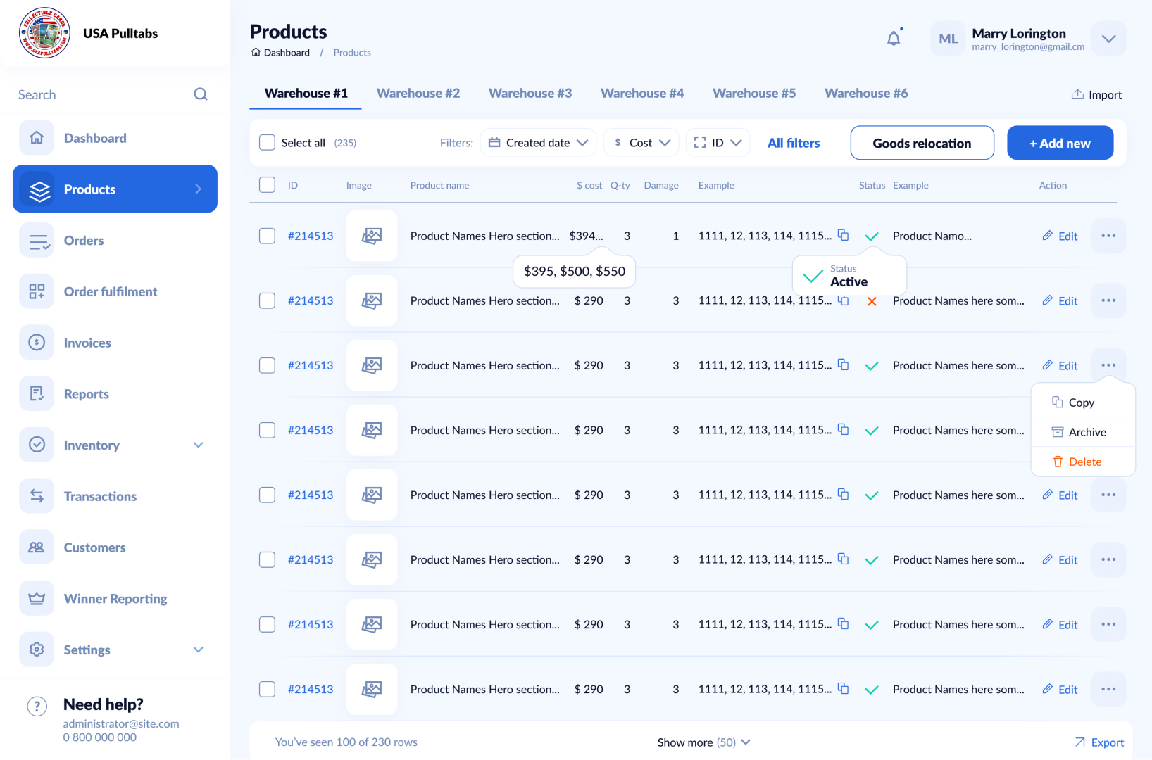 Вебплатформа для компанії USA Pulltabs - Зображення №21 Вебплатформа для компанії USA Pulltabs - Зображення №21