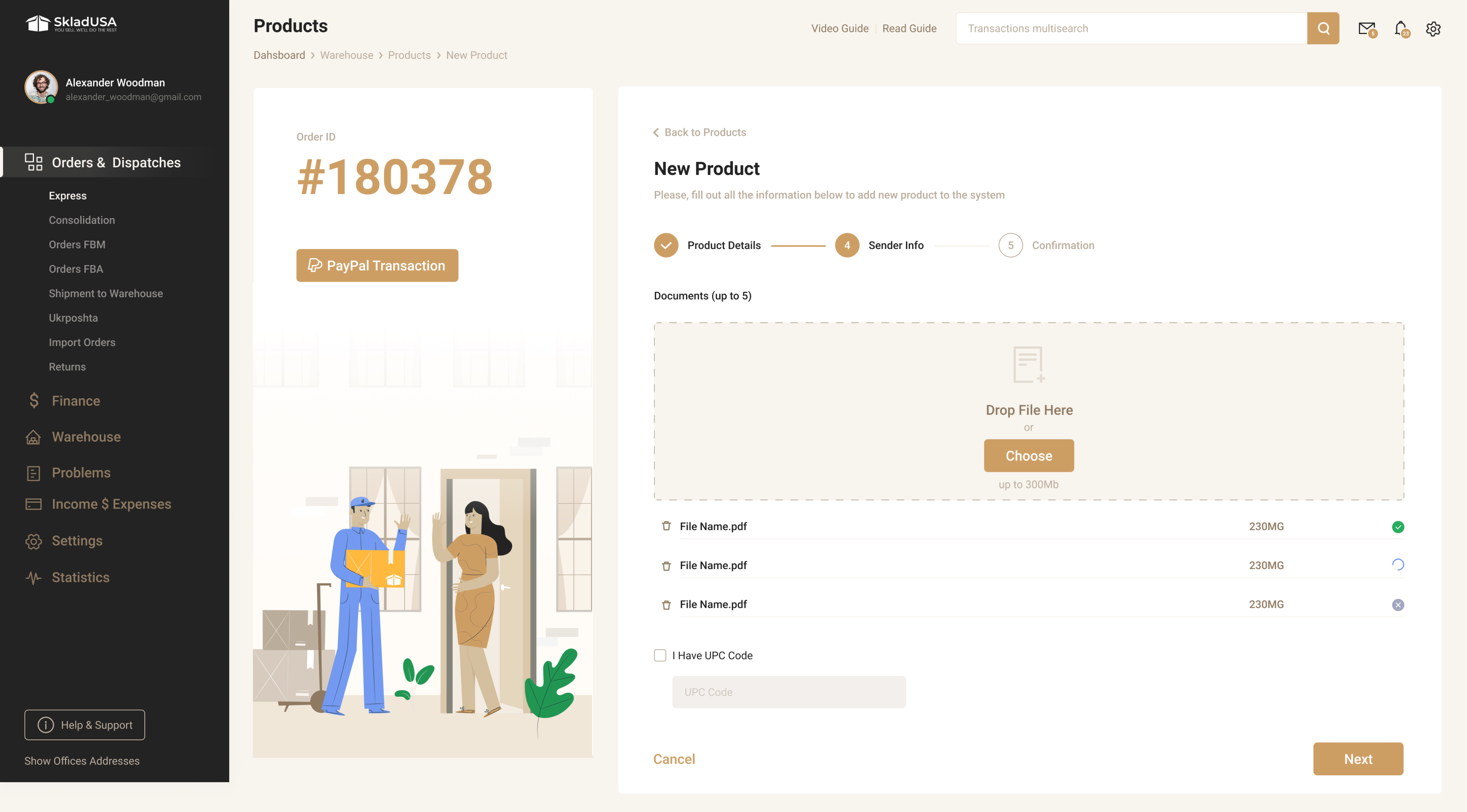 Високонавантажена CRM для  логістичної компанії SkladUSA - Зображення №38