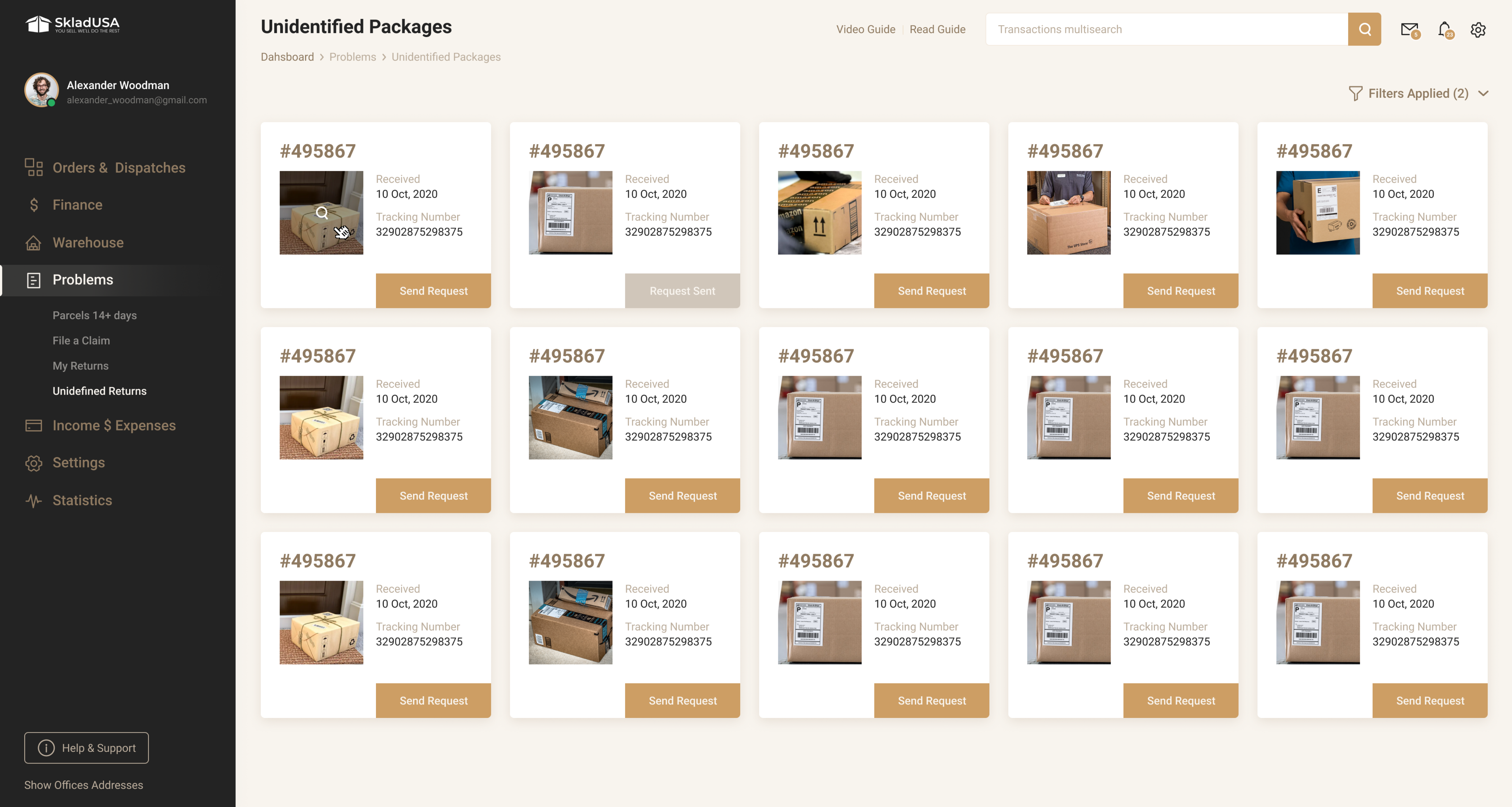 Високонавантажена CRM для  логістичної компанії SkladUSA - Зображення №40