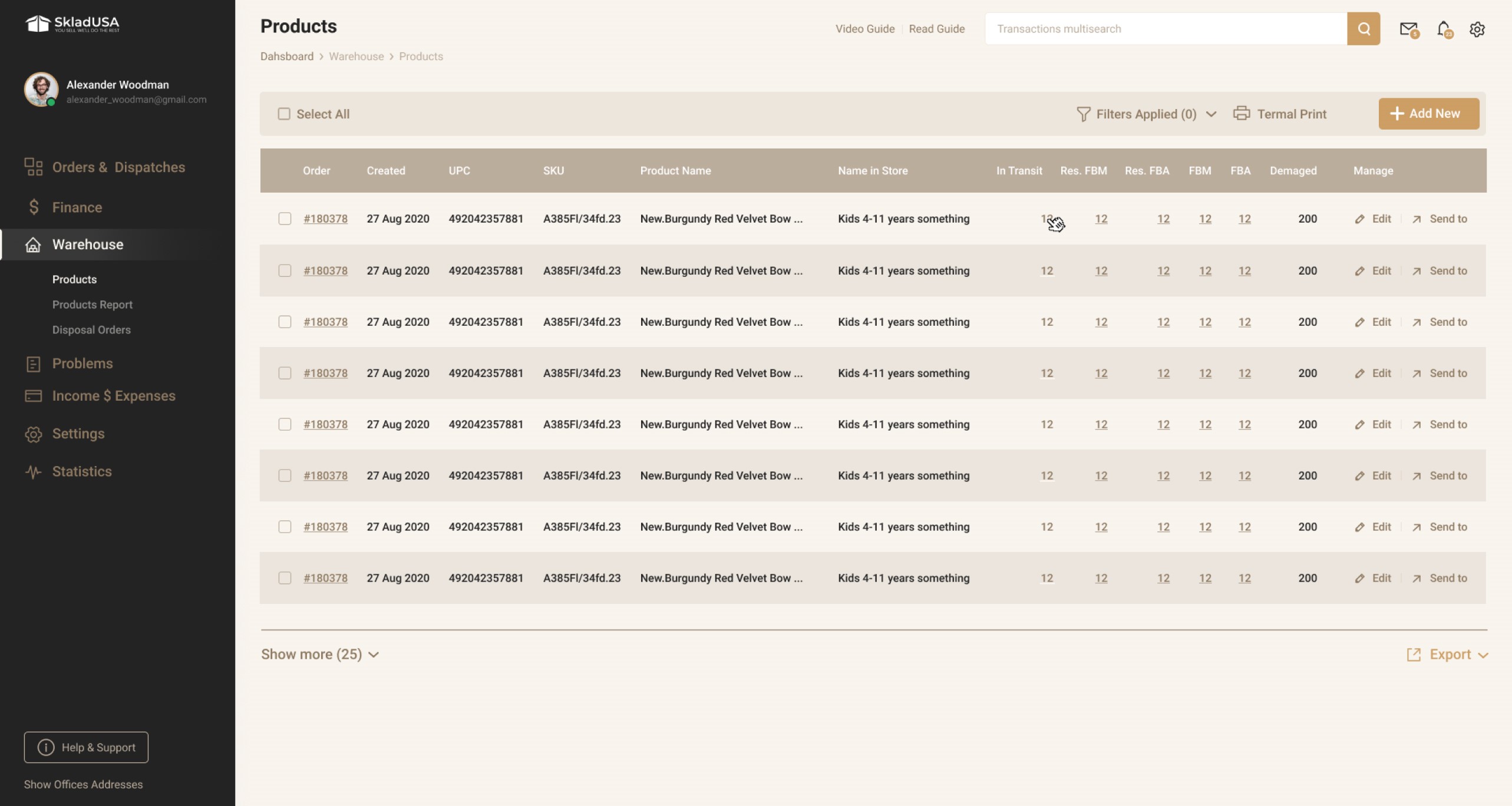 Високонавантажена CRM для  логістичної компанії SkladUSA - Зображення №19
