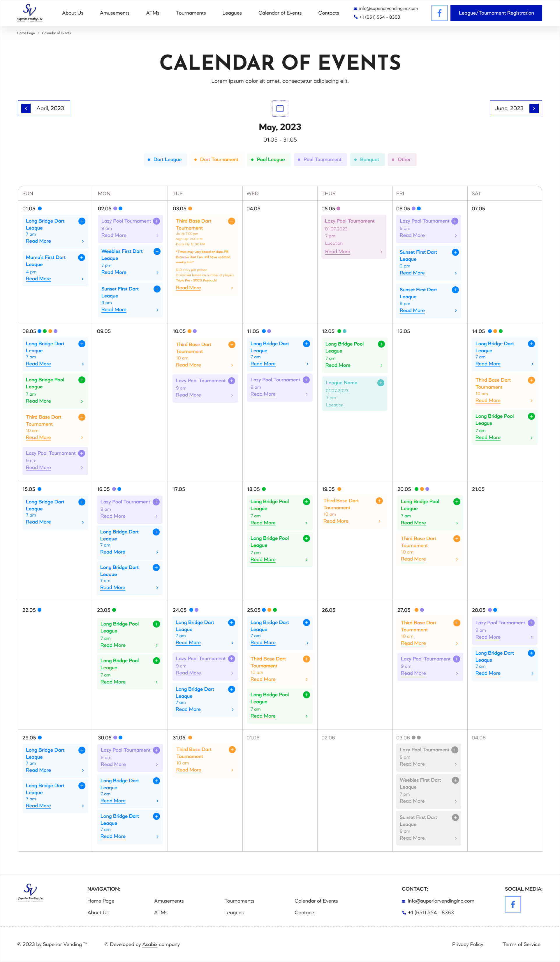 Вебсайт для компанії  Superior Vending™ - Зображення №26